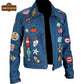 D1 Taron Egerton Rocketman Elton John Fashion Denim Jacket - Home of Leather