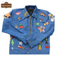 D1 Taron Egerton Rocketman Elton John Fashion Denim Jacket - Home of Leather