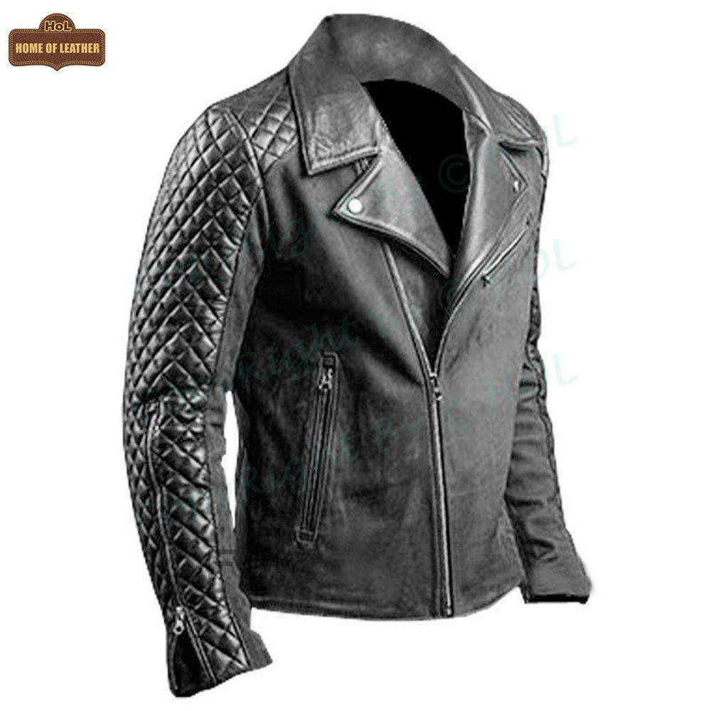 M007 Men's Stylish Black Fashion Real Leather Biker Jacket 2020 - Home of Leather