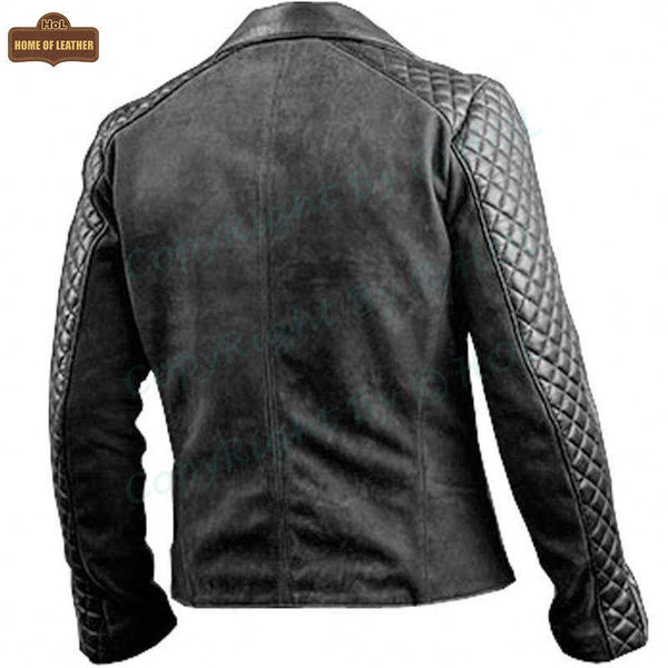 M007 Men's Stylish Black Fashion Real Leather Biker Jacket 2020 - Home of Leather