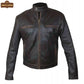 M014 Contraband Mark Wahlberg's Slim Fit Distress Leather Jacket - Home of Leather