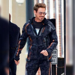 M035 Avengers Infinity War Tony Stark RDJ Casual Fashion Hoodie Cotton Jacket - Home of Leather