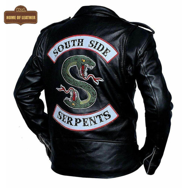 M038 Riverdale Jughead Jones SouthSide Serpent Leather Jacket - Home of Leather
