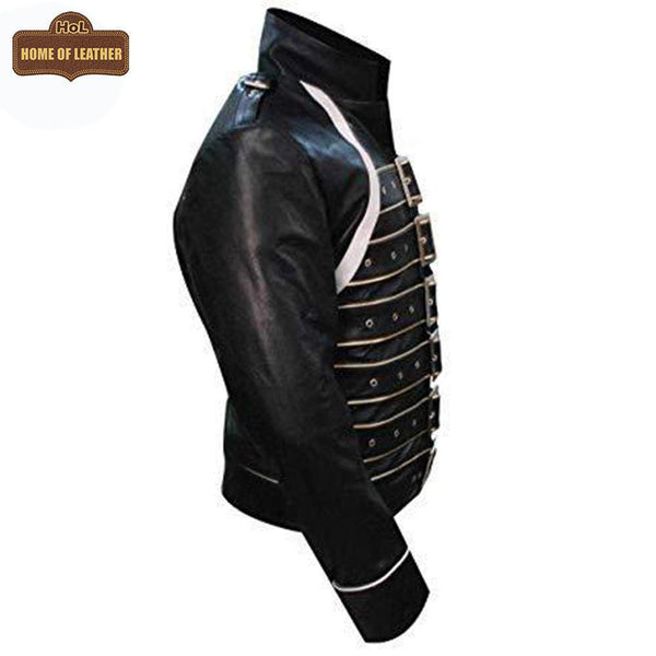 M069 Freddie Mercury Wembley Concert Black Faux Leather Jacket - Home of Leather