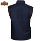 V002 HoL Branded Denim Blue Vest for Men's - Home of Leather