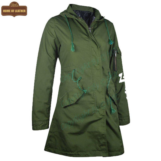 W007 Melania Trump Jacket Graffiti Printed Coat I really don't care, do u? - Home of Leather